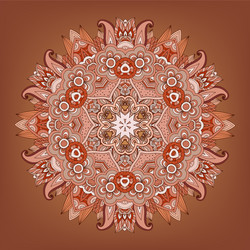 Intricate Lace Ornament Pattern vector image