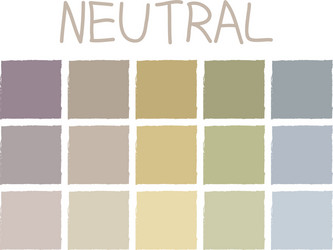 neutral color tone without code vector image