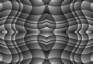 repeatable and tileable grid mesh zig-zag vector image