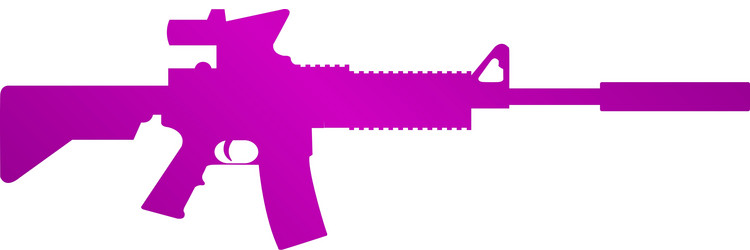 machine gun icon concept vector image