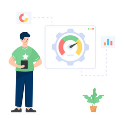 web performance vector image