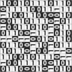 digital background with computer thema binary vector image
