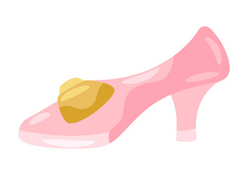 Princess and her shoe Royalty Free Vector Image