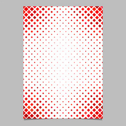 Red diagonal square pattern page template vector