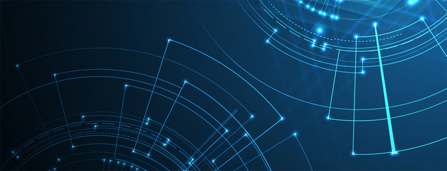 abstract tech background futuristic technology vector image