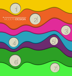 Modern Abstract Paper Background vector image