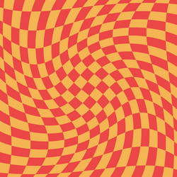 abstract red and orange geometric pattern vector image