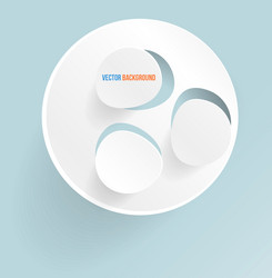 abstract web design bubble vector image