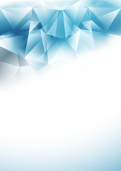 abstract triangle background vector image