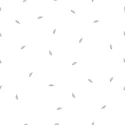 seamless simple pattern with leaves vector