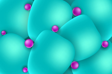 abstract composition with color objects vector image