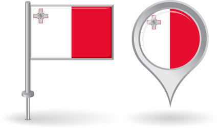 Map Pointer and Pin Icon Set vector image
