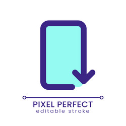 reply pixel perfect rgb color ui icon vector image