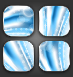 abstract wavy backgrounds with for the app icons vector