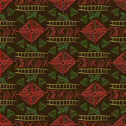 Aztec Native Pattern vector image