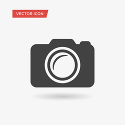 camera icon for a photographer vector image