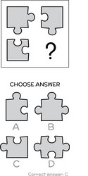 IQ Puzzle Challenge: Shape Recognition vector image