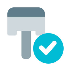 maintenance checklist kept with vehicle component vector image