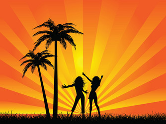 Beach party Royalty Free Vector Image - VectorStock