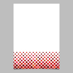 brochure template from red diagonal square vector image