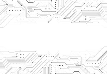 Tech Circuit Background vector image