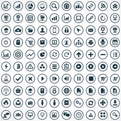 Development Icons - Software & Technology vector image