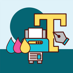 graphic design concept vector image