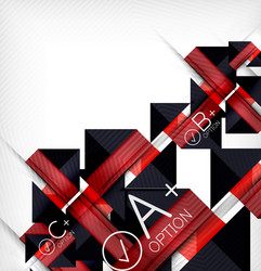 infographic geometrical shape abstract background vector image