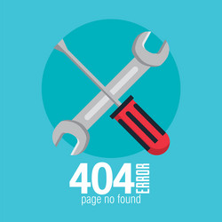 404 connection error icons vector