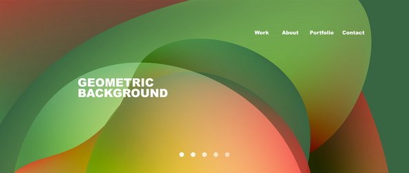 Fluid Abstract Shapes Background vector image