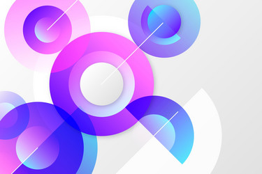 gradient geometric background vector image