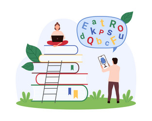 technical jargon difficult meaning of information vector image