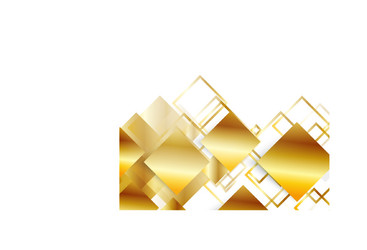 Golden Geometric Abstract Background vector image