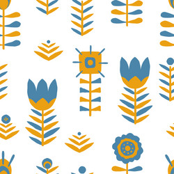 paper cut scandinavian pattern vector image