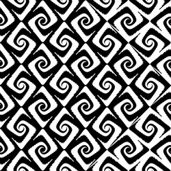 Monochrome Spiral Texture Pattern vector image