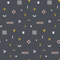 memphis seamless pattern repetitive print vector