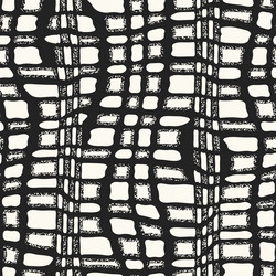 monochrome glitch effect textured grid pattern vector image