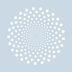 abstract dotted shape design element vector image