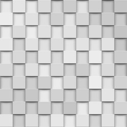 Modern 3D Square Pattern vector image