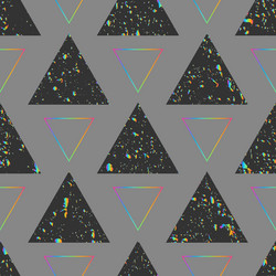Spectrum Triangle Pattern vector image