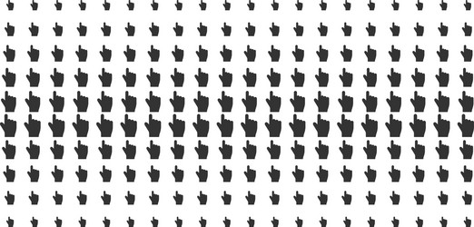 index finger shape halftone grid vector image