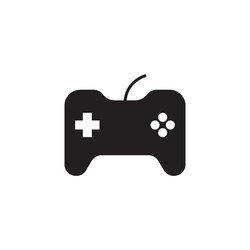joystick icon game console symbol simple flat vector image