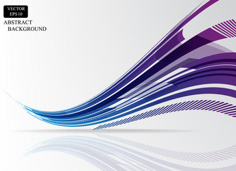 technology wave line pattern background vector image