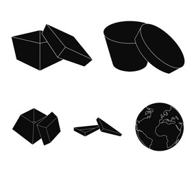 box container package and other web icon vector image