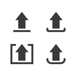 upload icon send data or file isolated vector image