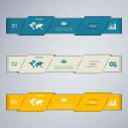 abstract clean web banner design template vector image