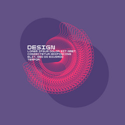 abstract background with dynamic waves vector image