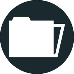 folder file document isolated icon vector image