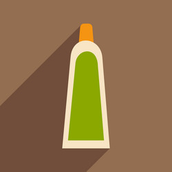 flat with shadow icon and mobile application shave vector image