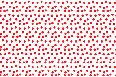 white background random scattered circle red dots vector image
